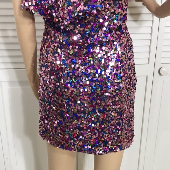 Revolve Majorelle Ariana Sequins Party Mini Dress Small - Picture 14 of 16
